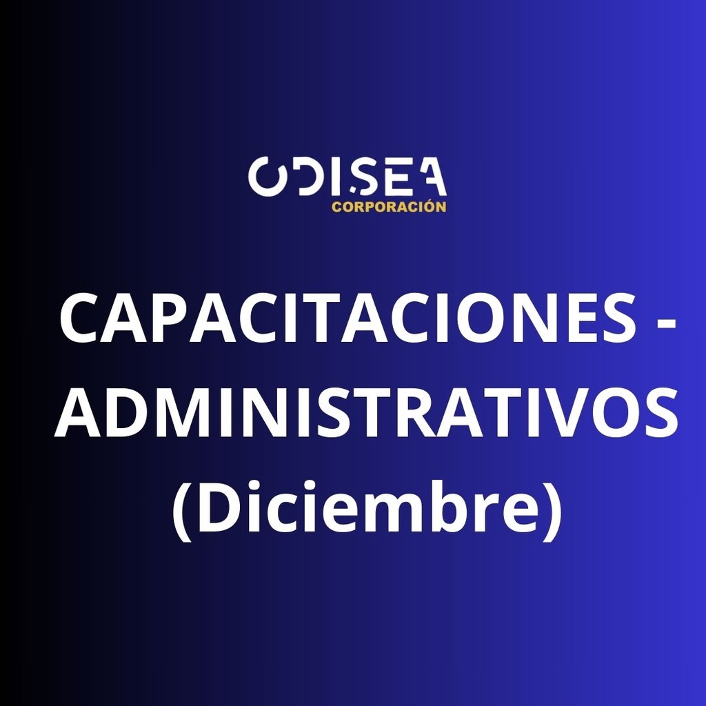 Administrativos - Capacitaciones de Diciembre
