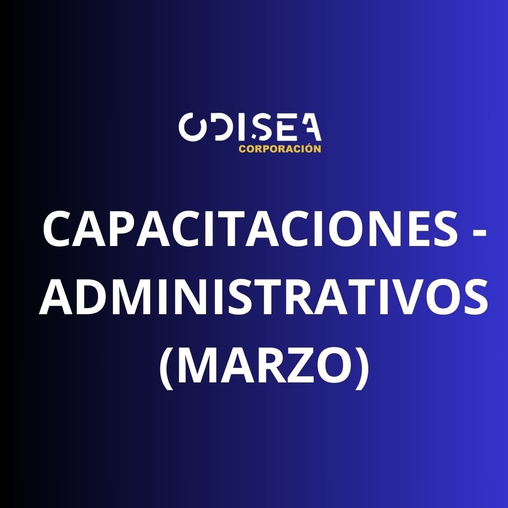 Administrativo - Capacitaciones Marzo